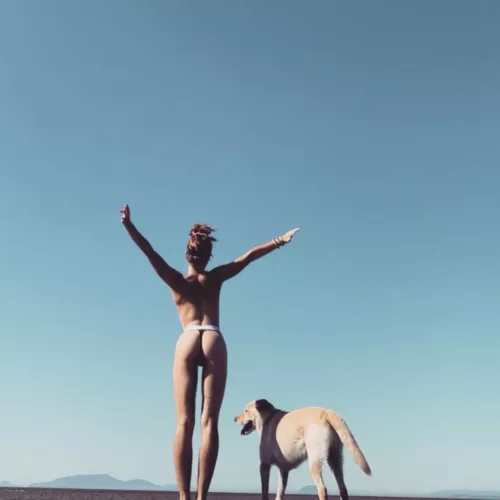 Every day is a great day to get naked at the beach ☀️✨