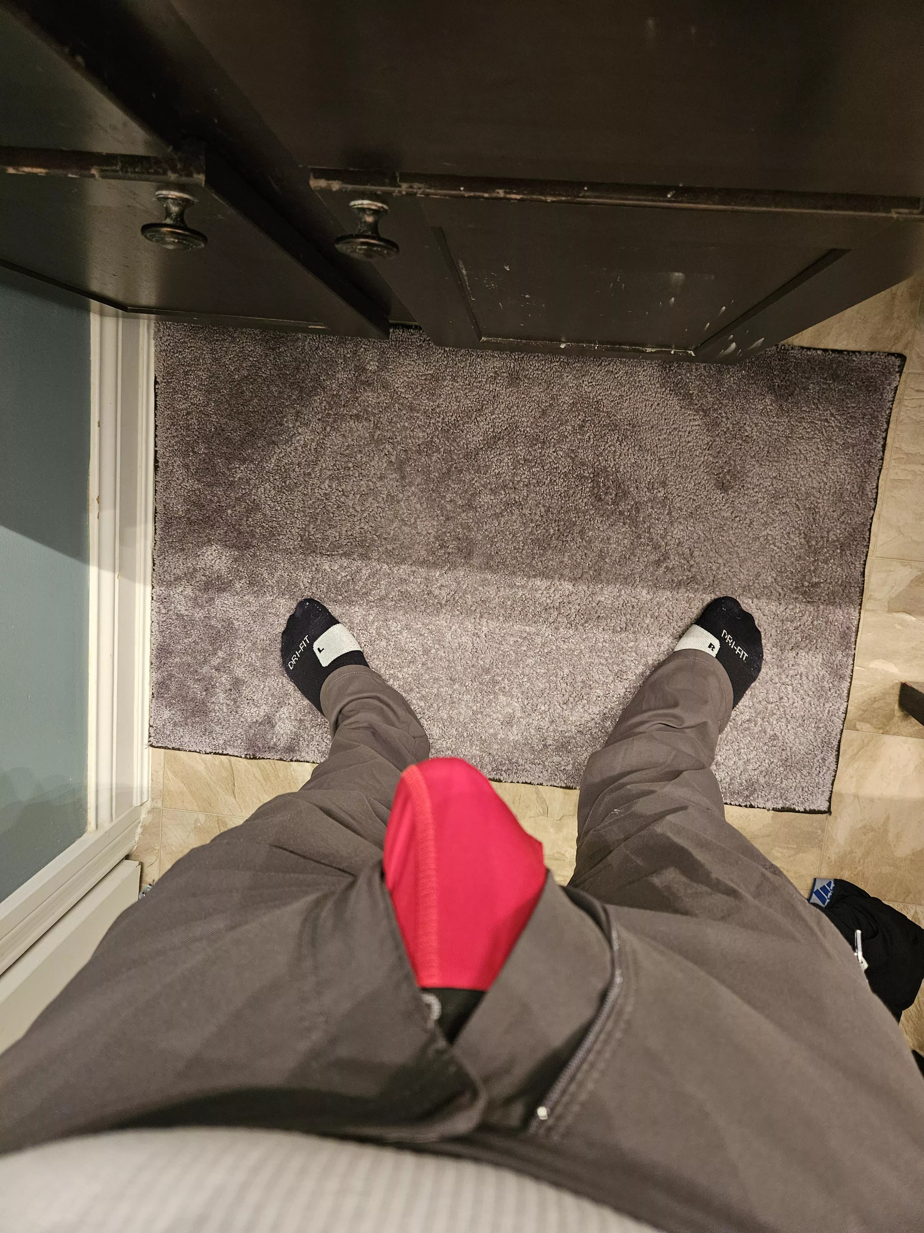 Getting dressed for work