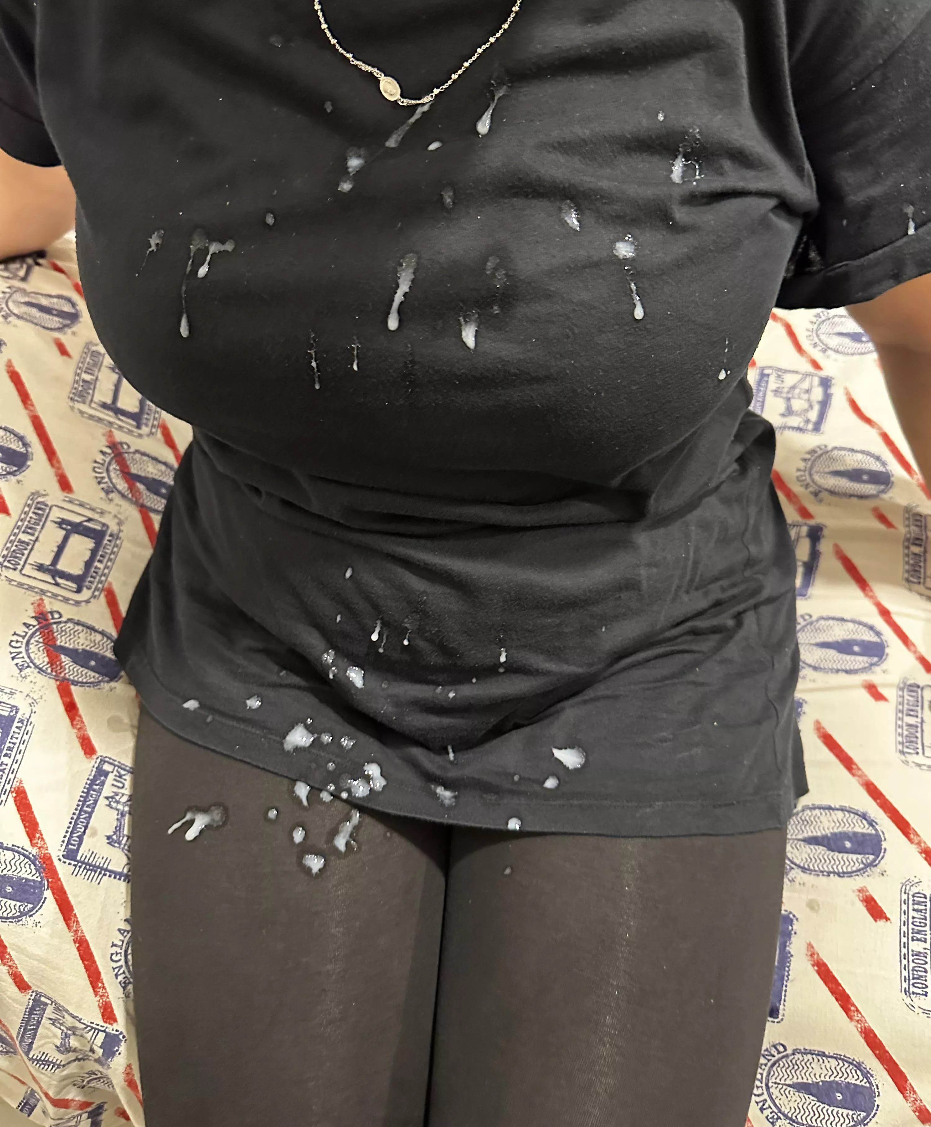 He sprayed all over my clothes 👀