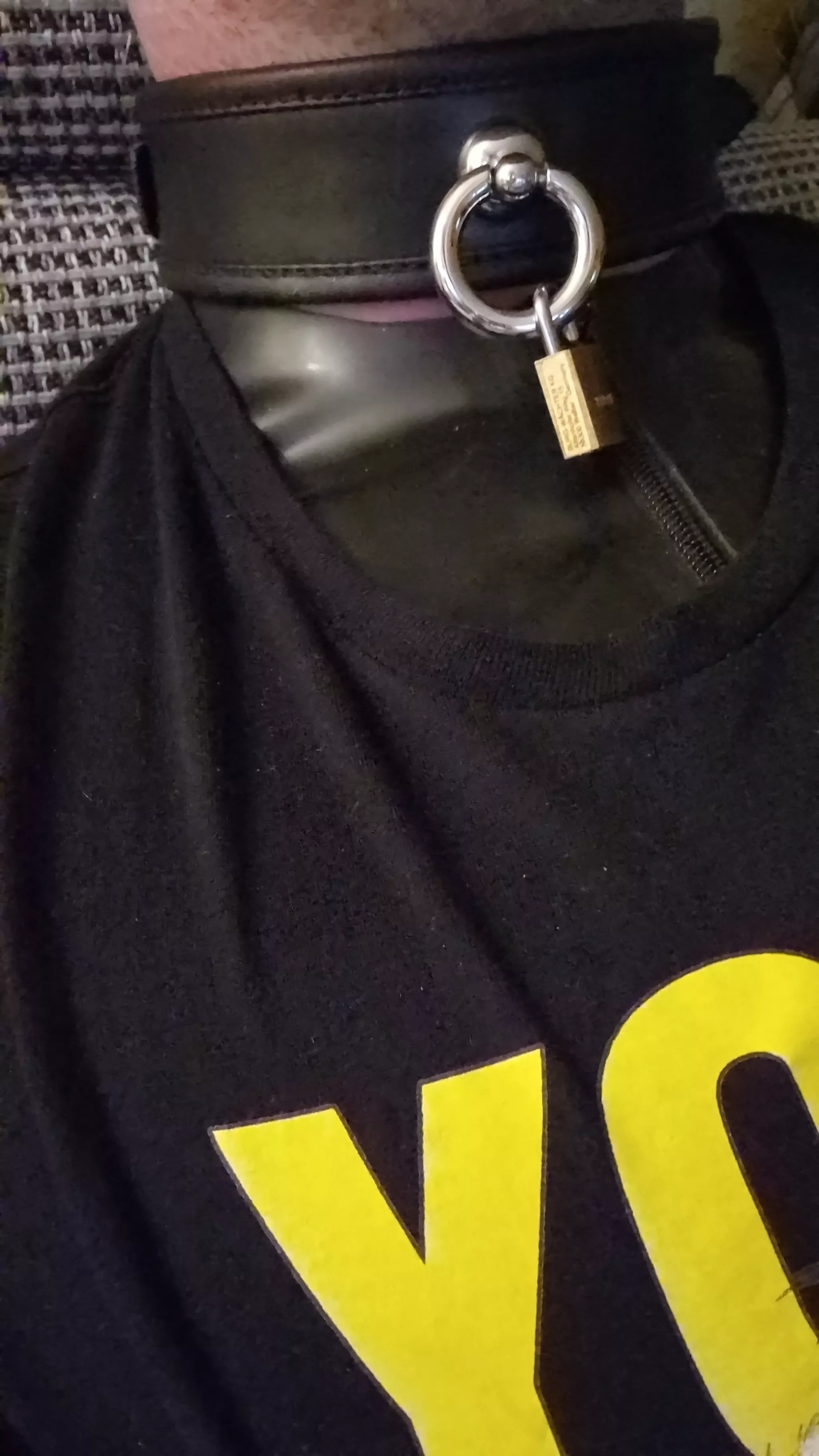 I love the feeling of a locked catsuit