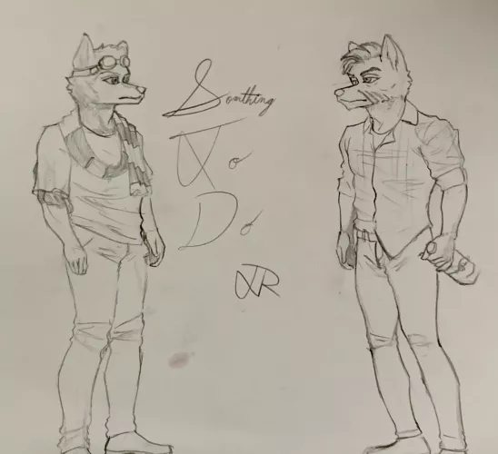 I saw a post of “Something to do” and was interested in drawing them