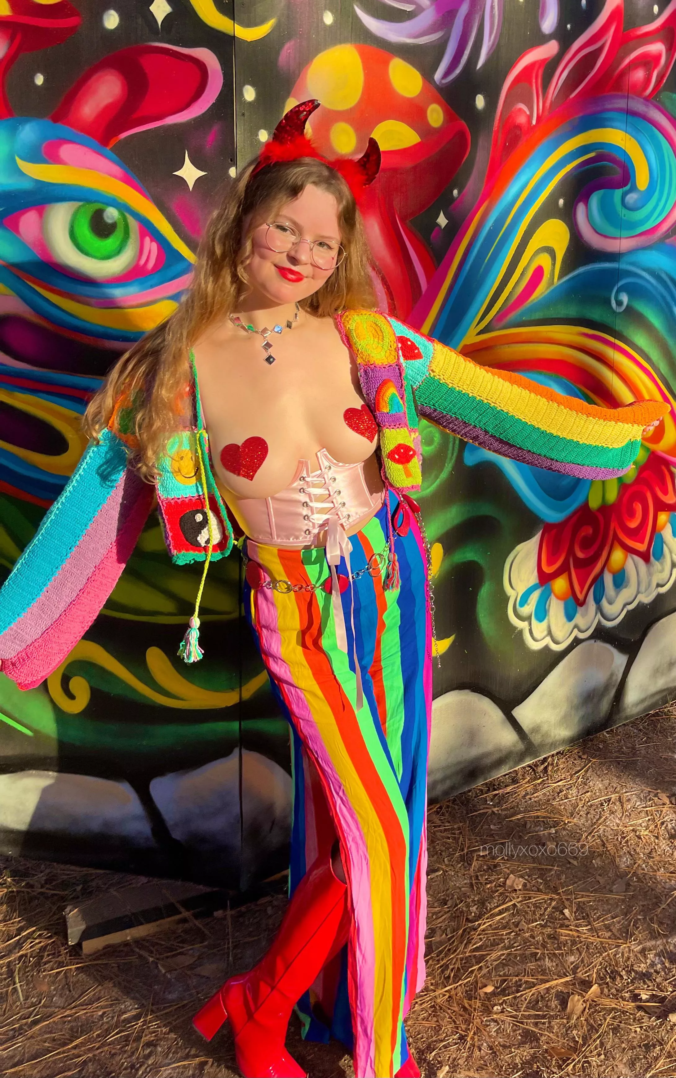 My disco outfit for Hula last year!