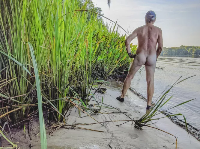 Nude down by the river