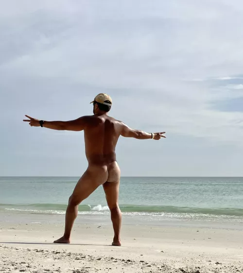 Sea breeze and sun feel great