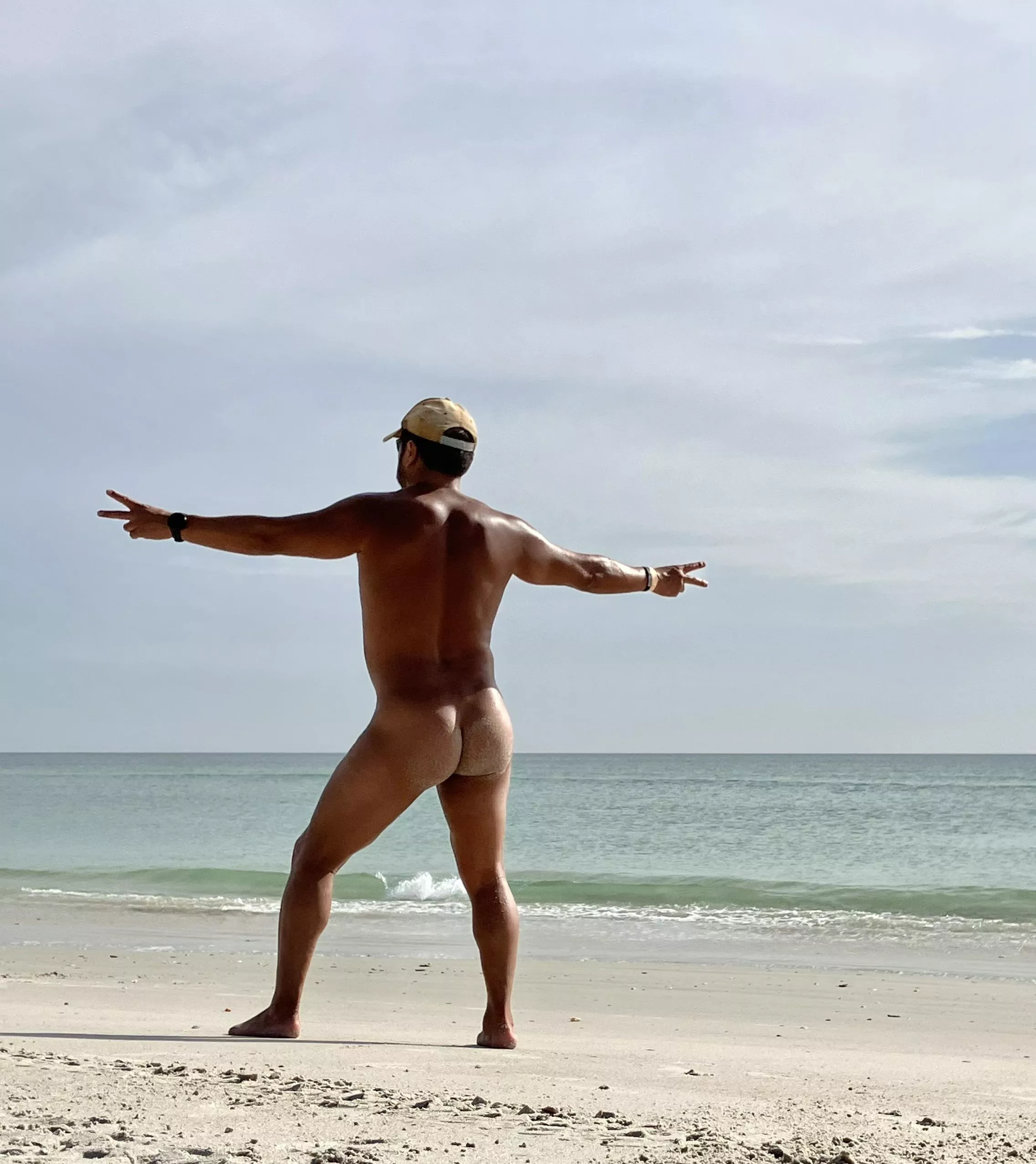 Sea breeze and sun feel great