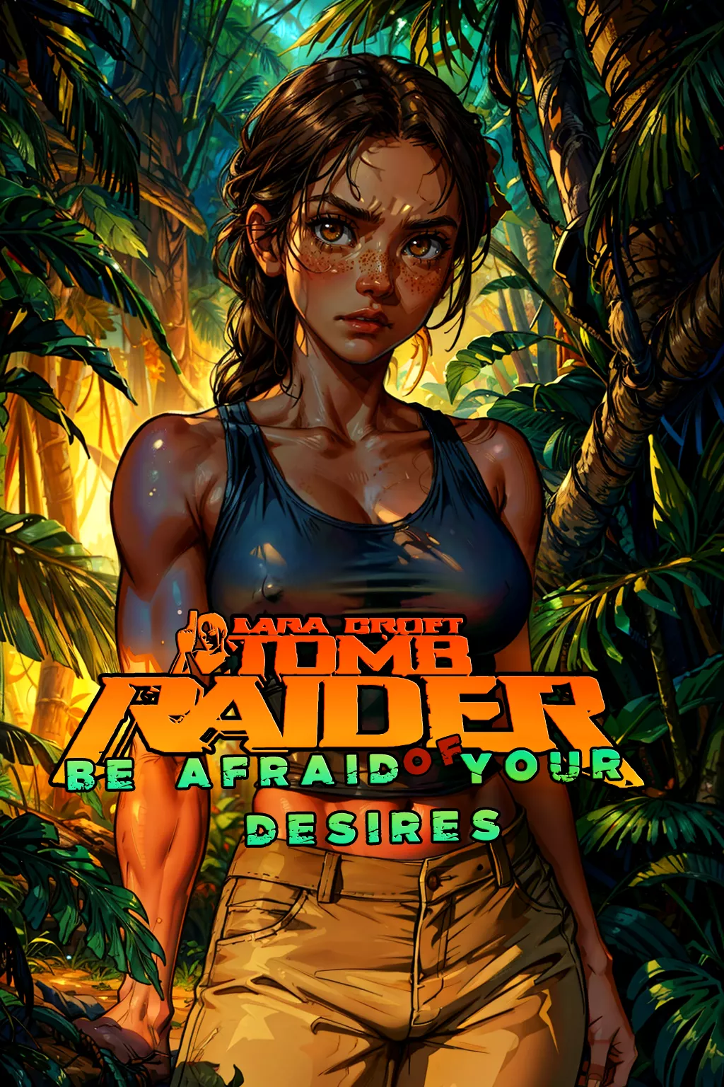 Started to work on the comics about Lara Croft. Do you like this style? (2DVice)