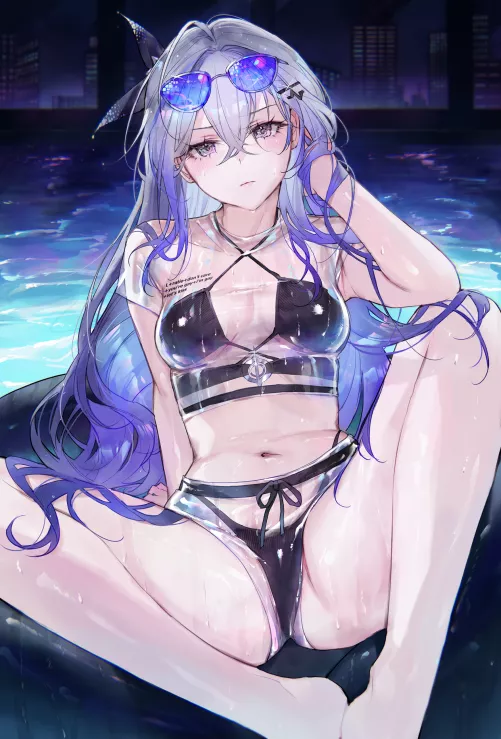 Swimsuit Silver Wolf