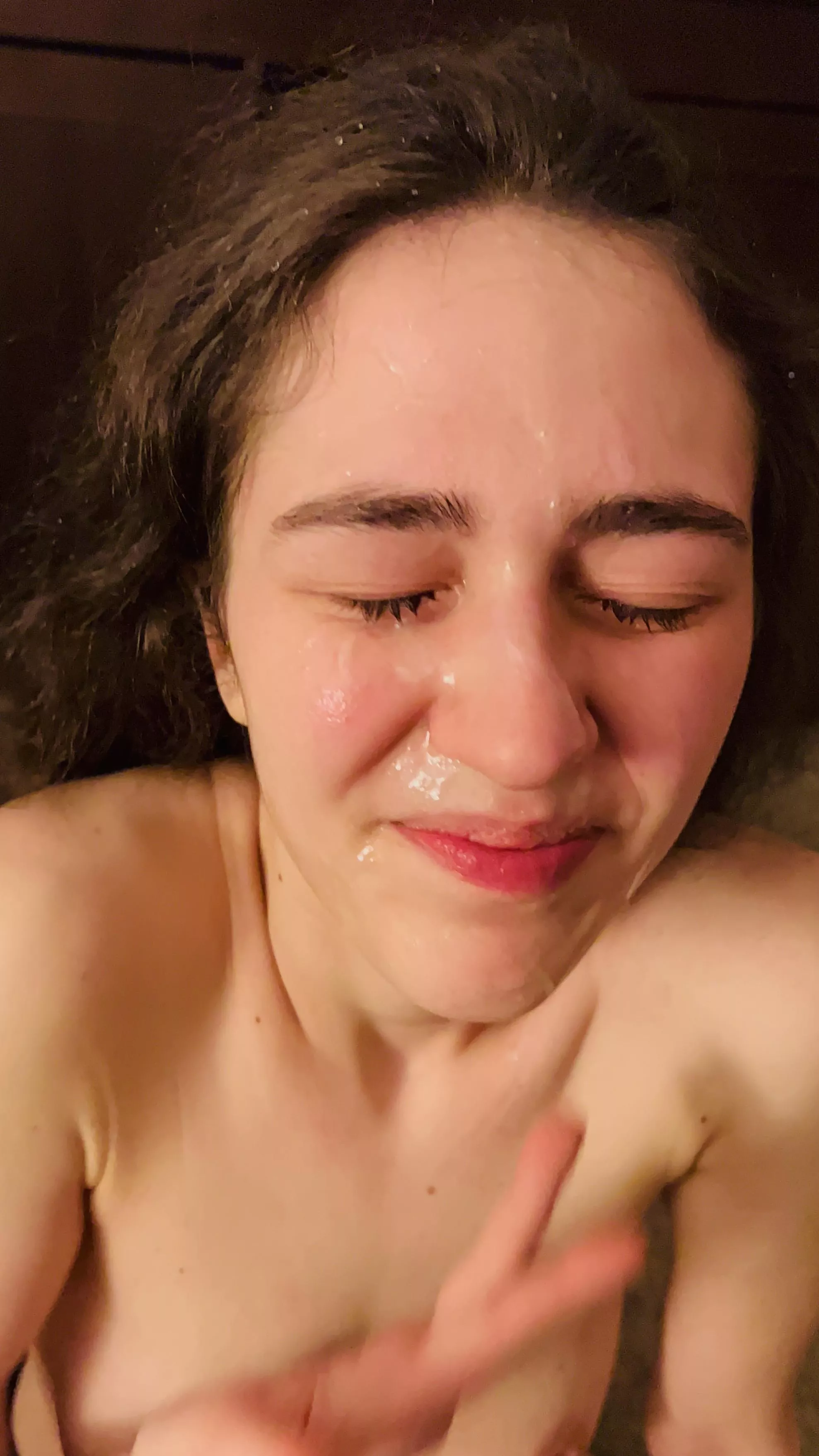 Vitamin E is great for your skin. This is a subtle reference to the fact that I have no idea what vitamins are in semen, because I did not swallow.