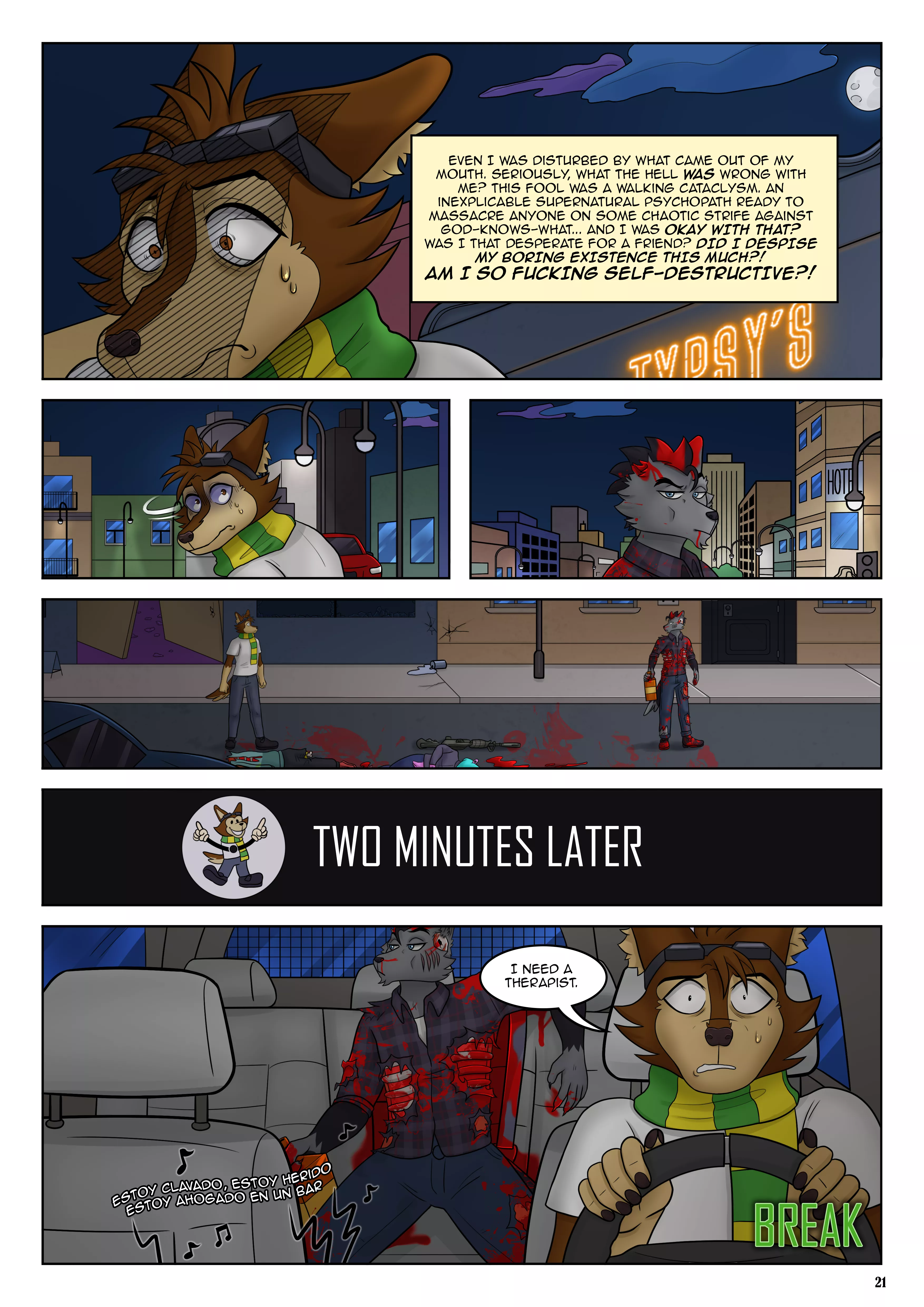 [X: Gore] STRAYS in PARADISE 1. Something To Do (pg 21)