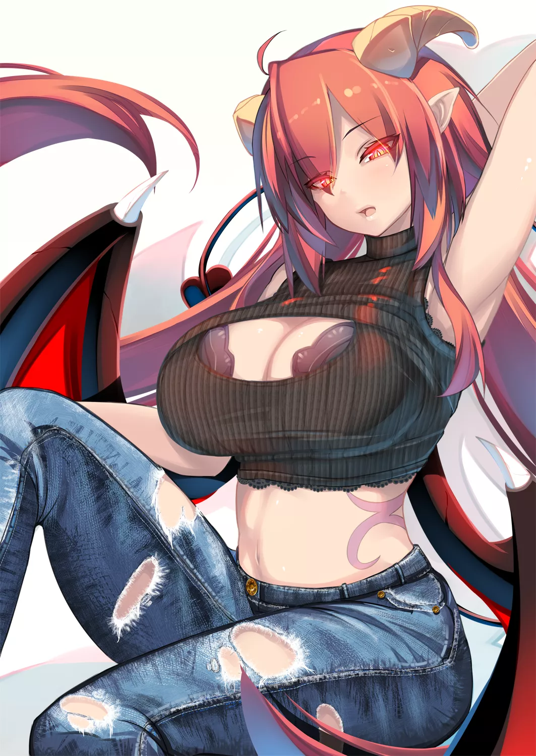Astaroth & cleavage window [Monster Girl Quest]