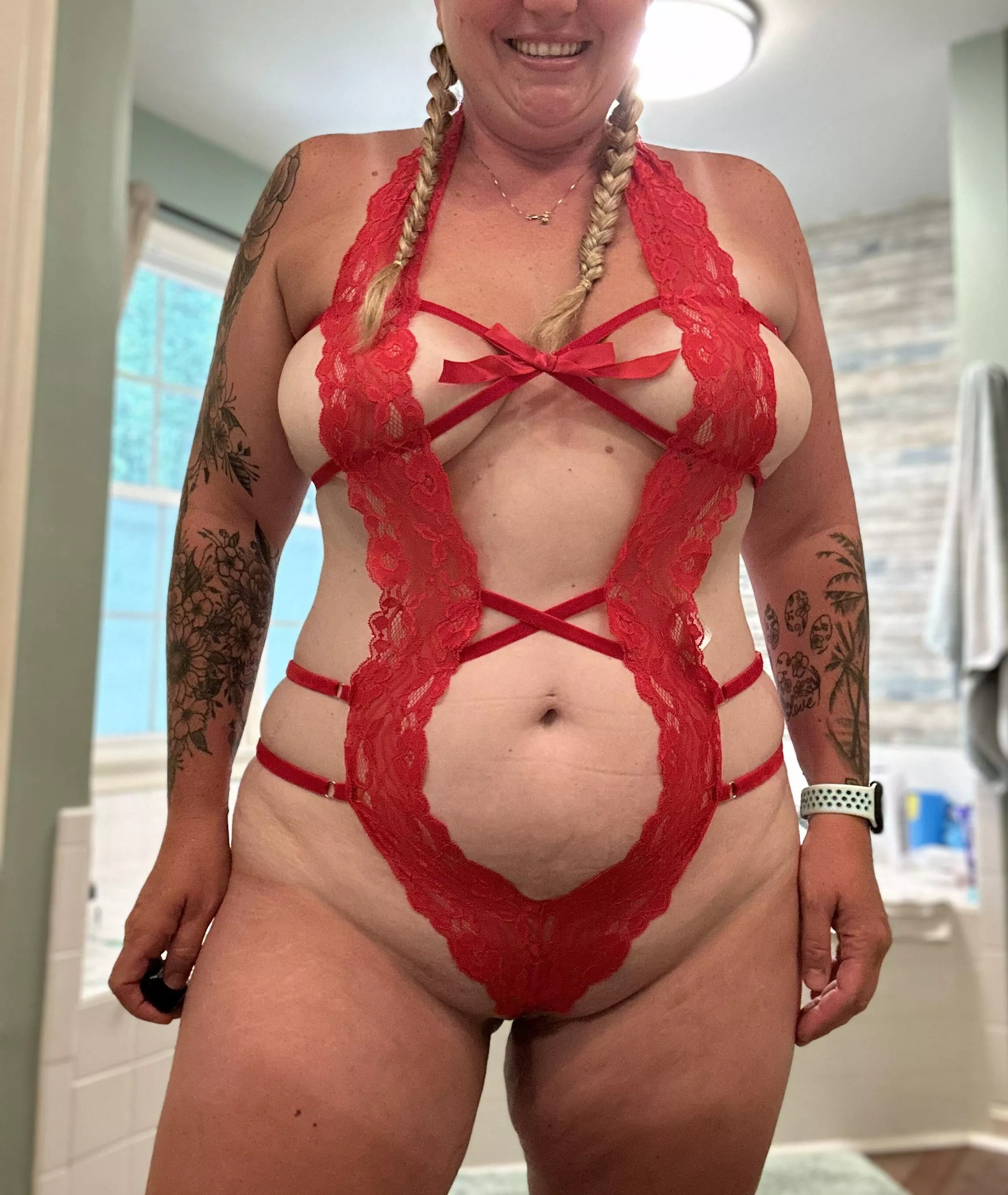 Good morning. Someone bought me something new to wear. What do you think?