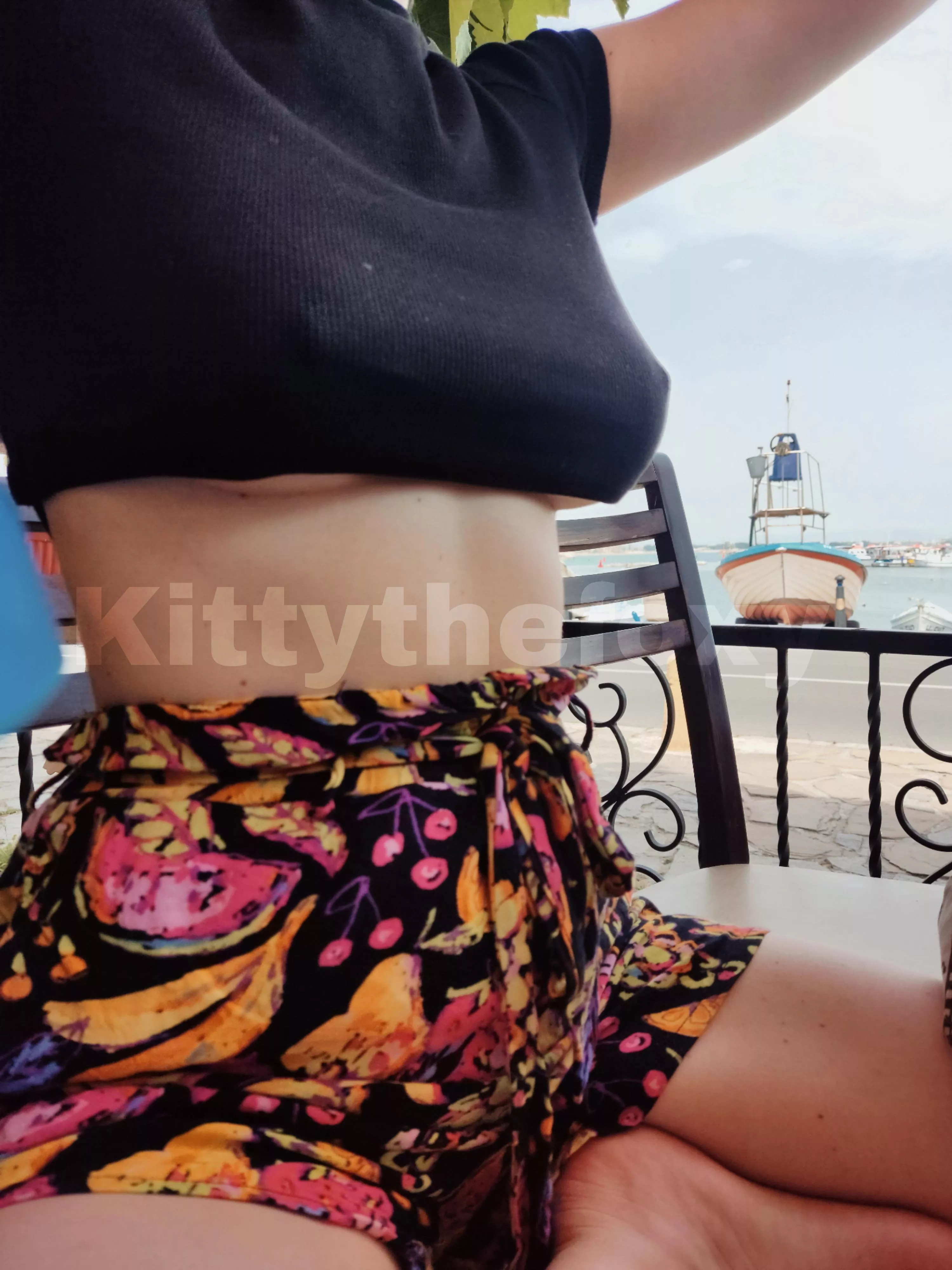 I definitely loved all the eyes on me while having a drink