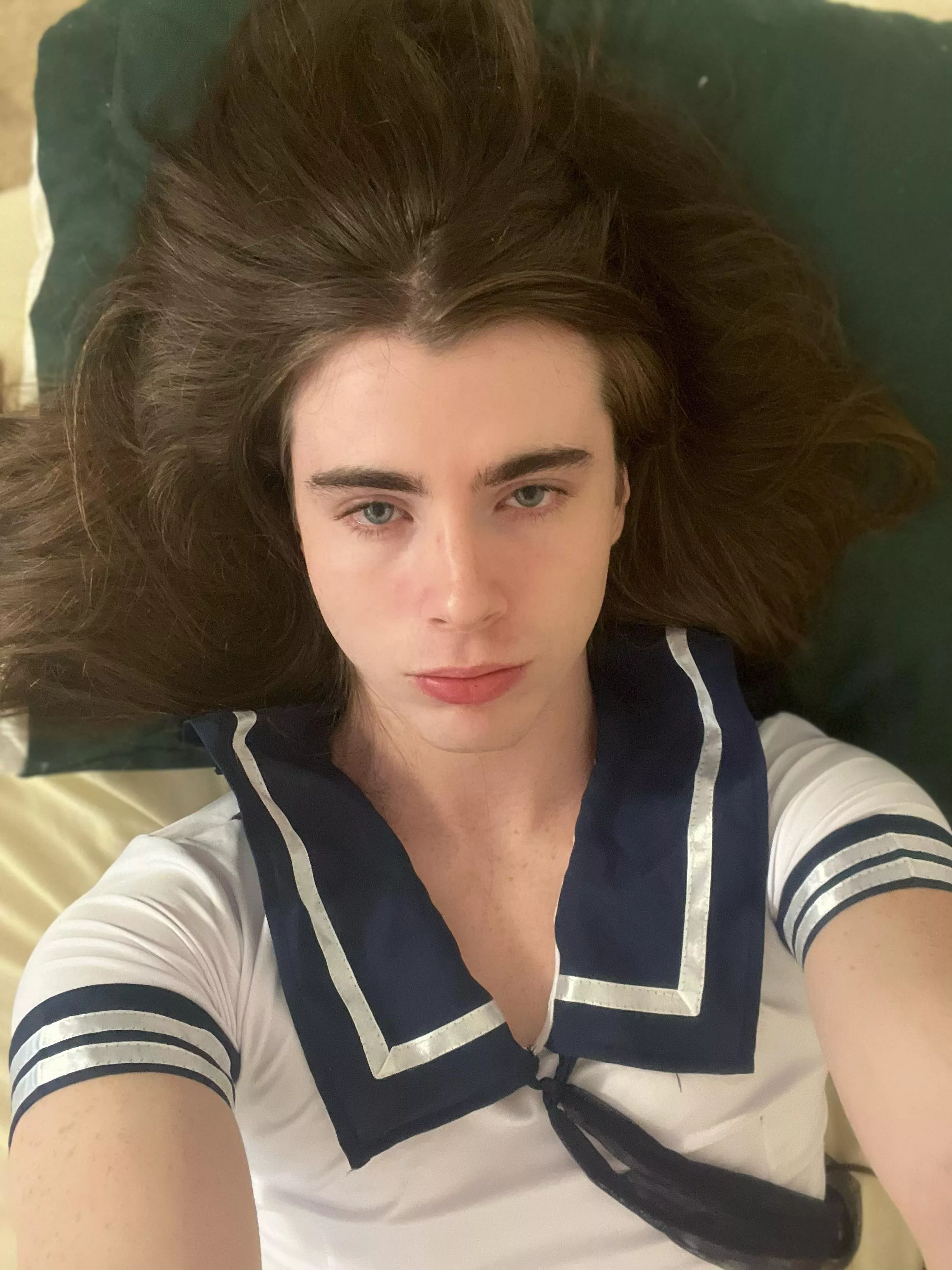 I grew my hair out and put on the sailor outfit am I a girl yet?