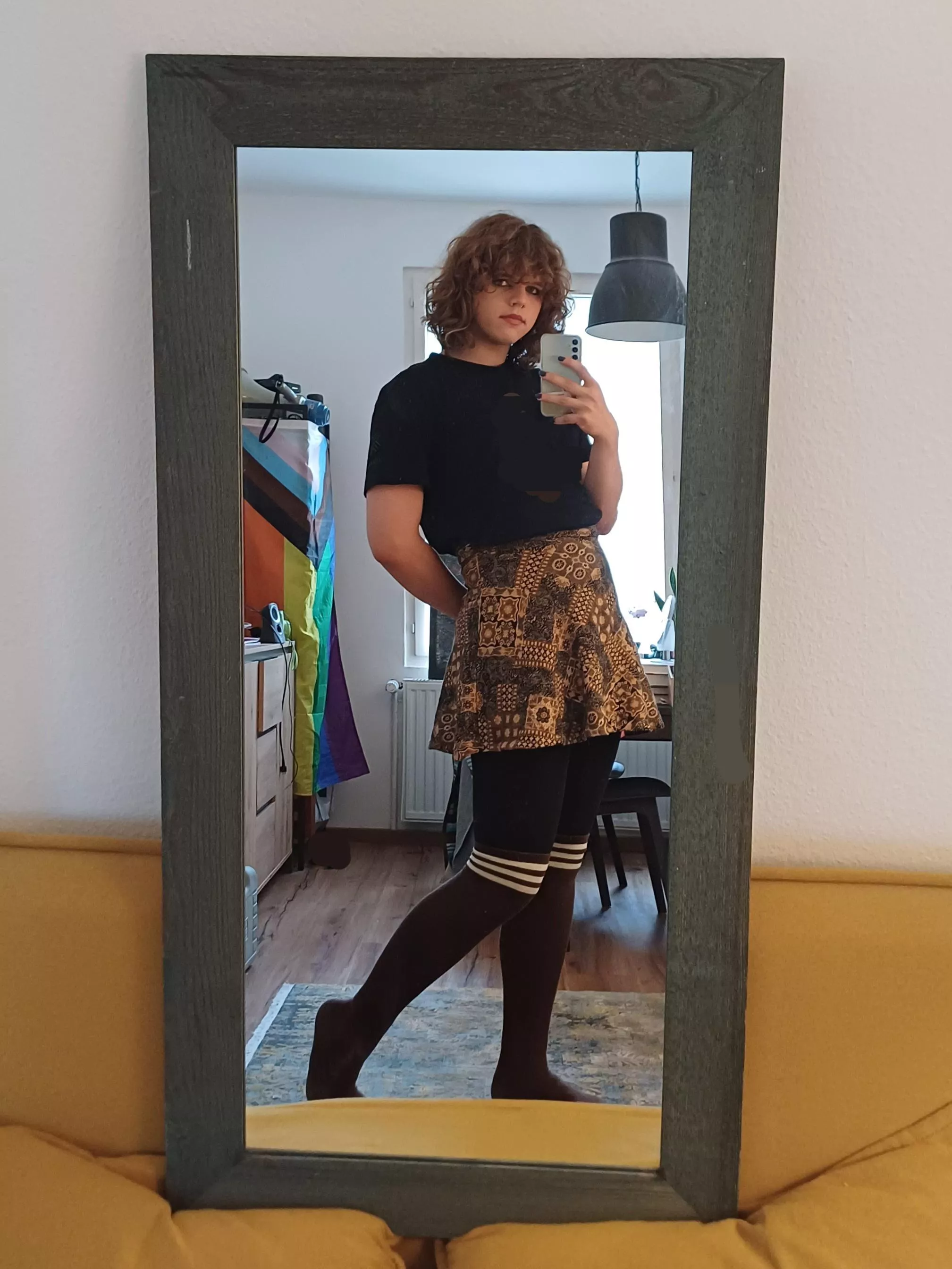 I sew the skirt myself.