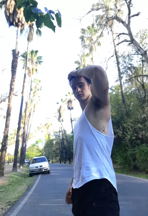 Just lick my armpits