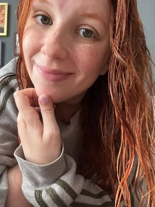 No makeup, just freckles and a smile! [F]