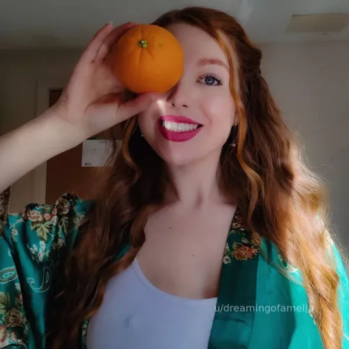 Orangen't you glad you stumbled on me?