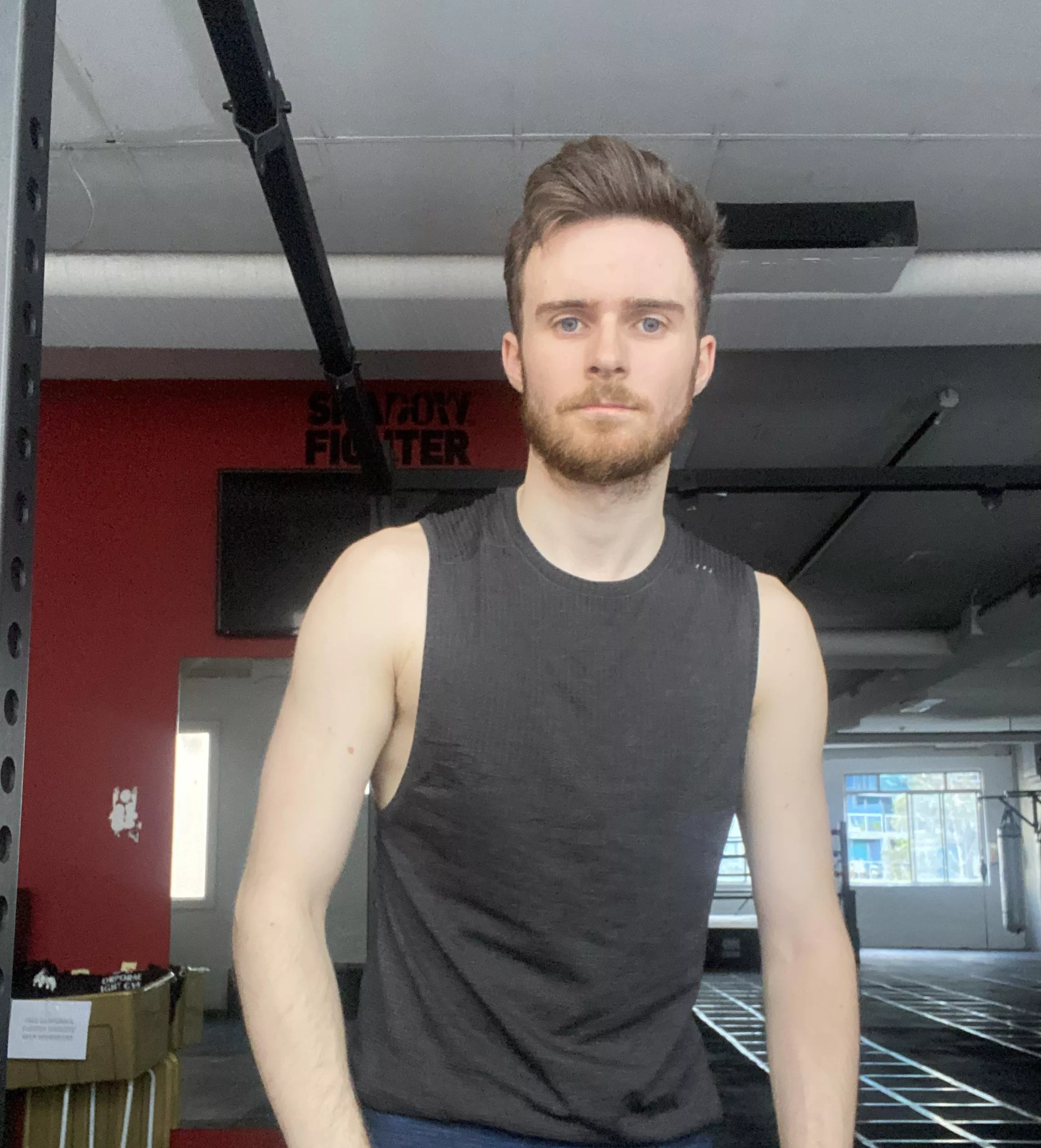 Post CrossFit selfie. Wish me luck for my assignment tomorrow bros🤞🏼🤞🏼🤞🏼