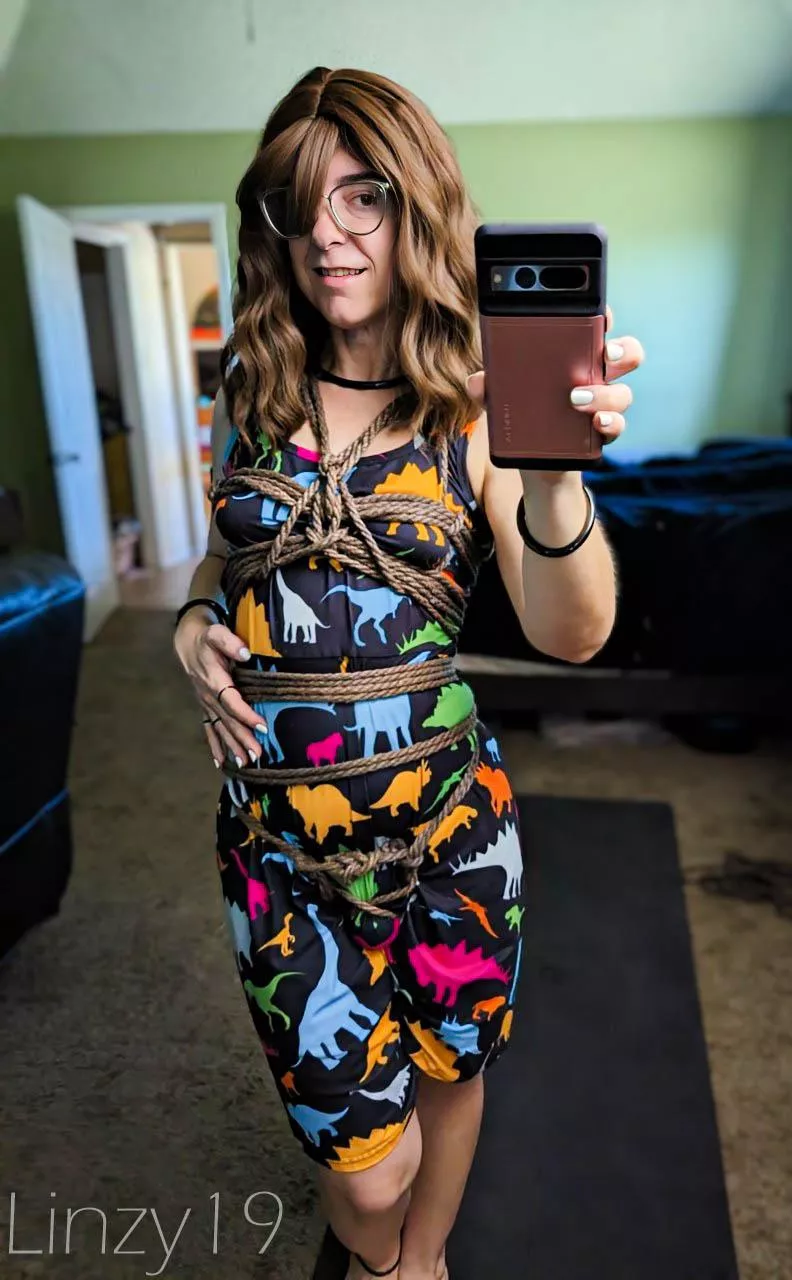 Selftie- turned my dress into a romper
