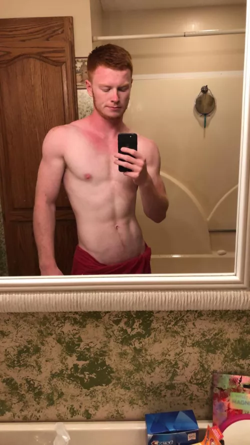 Should I take off the towel?👀😉