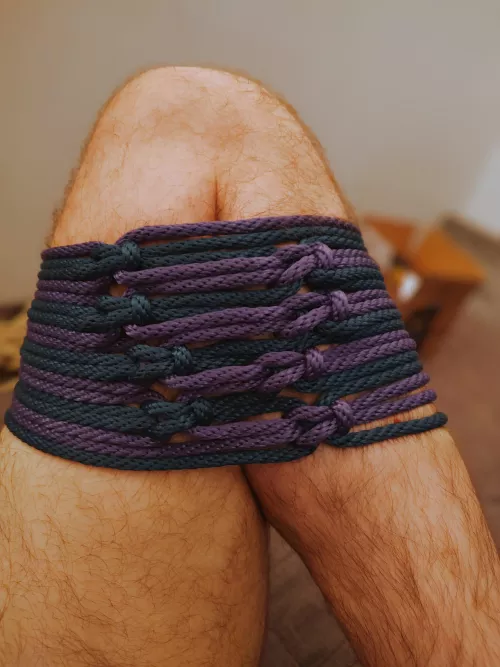 Tried converting the decorative knot from yesterday into a futomomo!