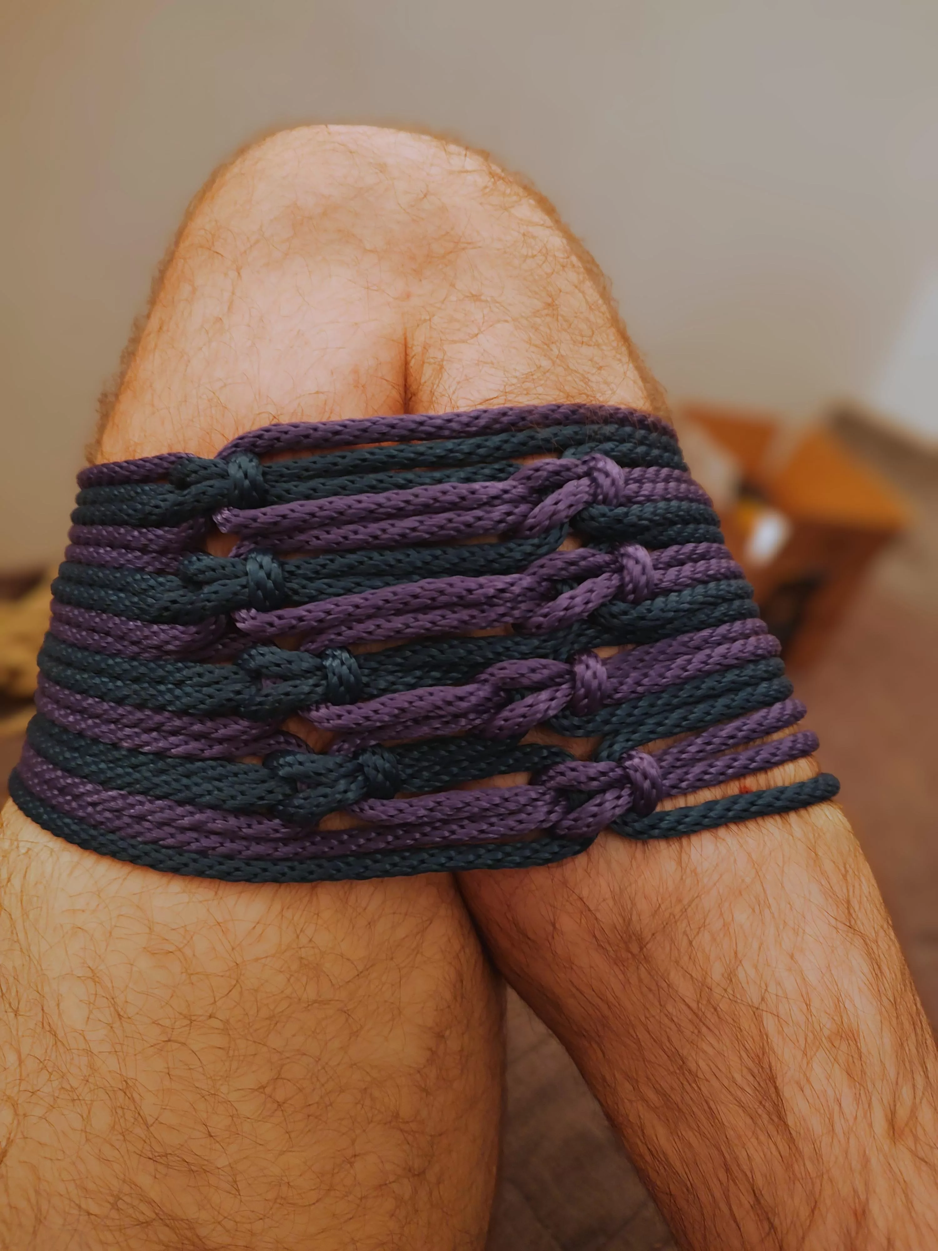 Tried converting the decorative knot from yesterday into a futomomo!