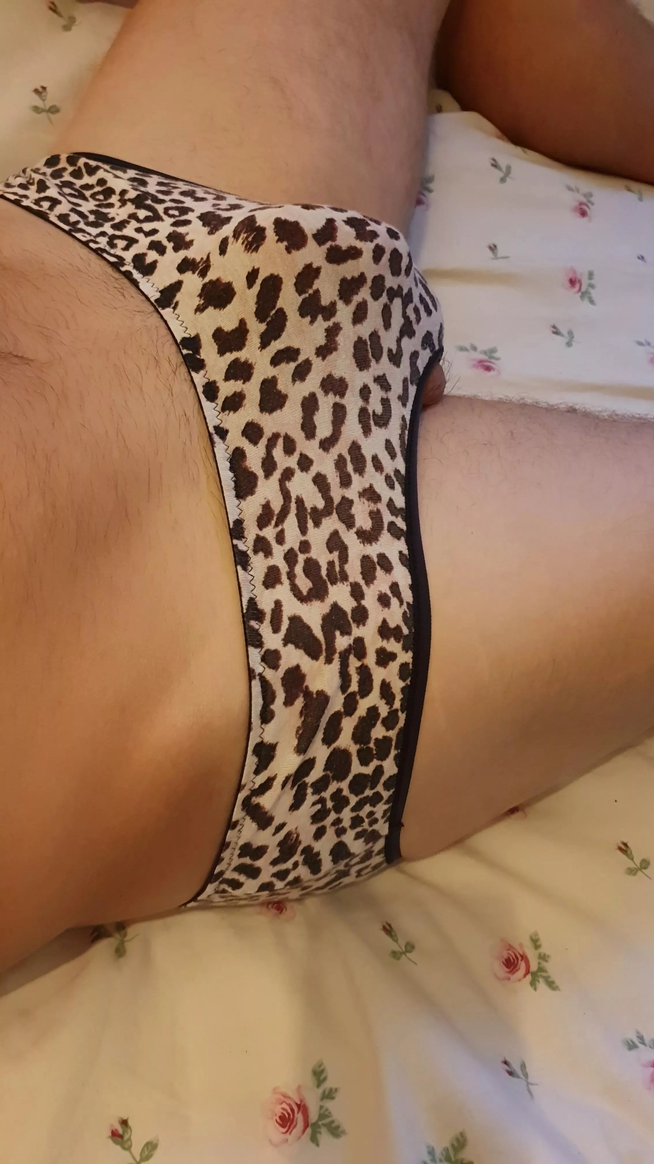 Wearing these soft panties alone all night..