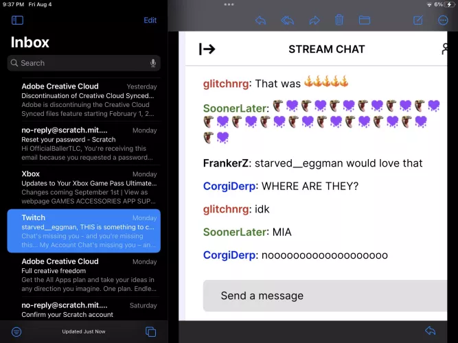 Why does twitch do this? (It’s a lie, i haven’t touched twitch in a year.