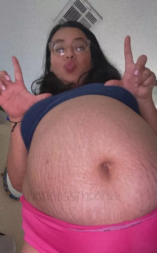Worship my pregnant belly, loser. 😈
