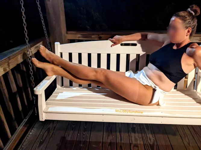 Would you like to rub my long legs