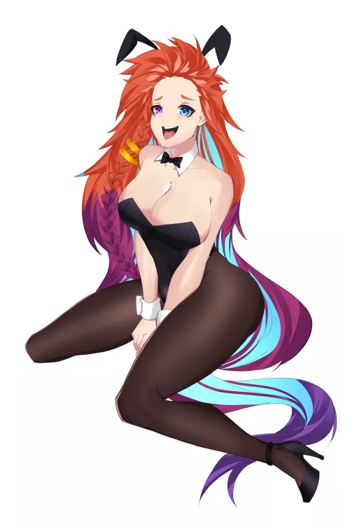 Adult zoe bunnygirl outfit (fikri710) [league of legends]