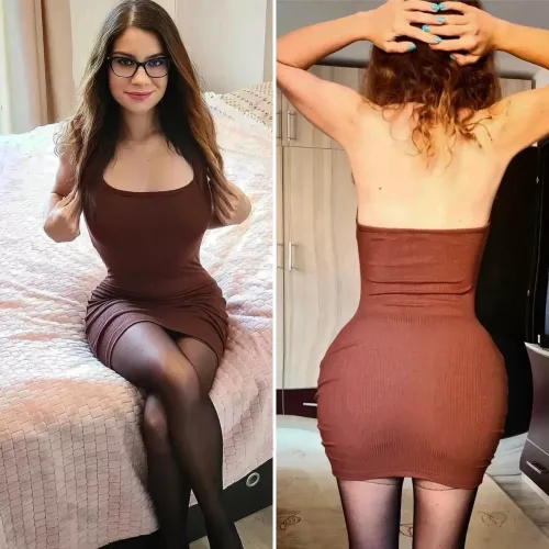 Brown dress