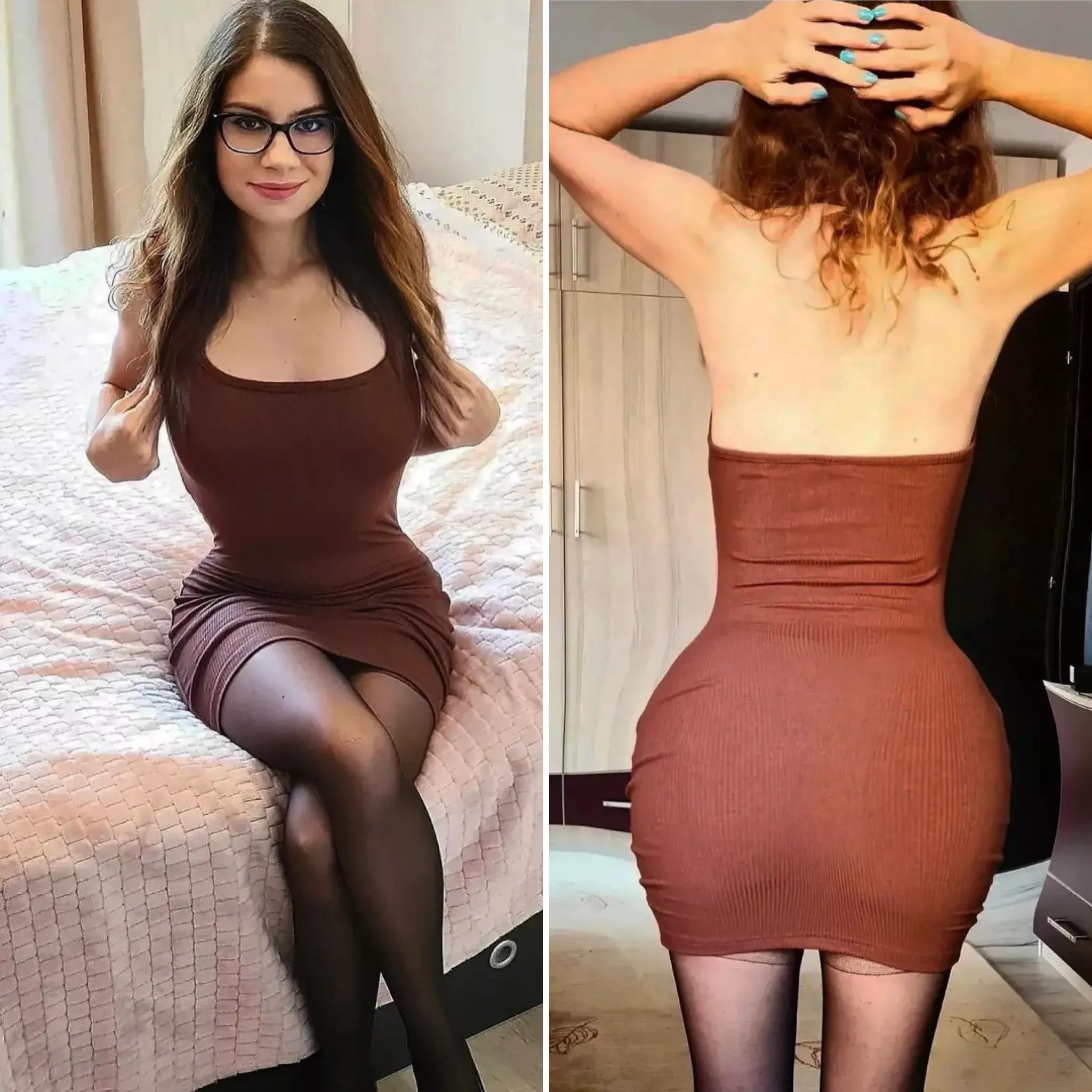 Brown dress