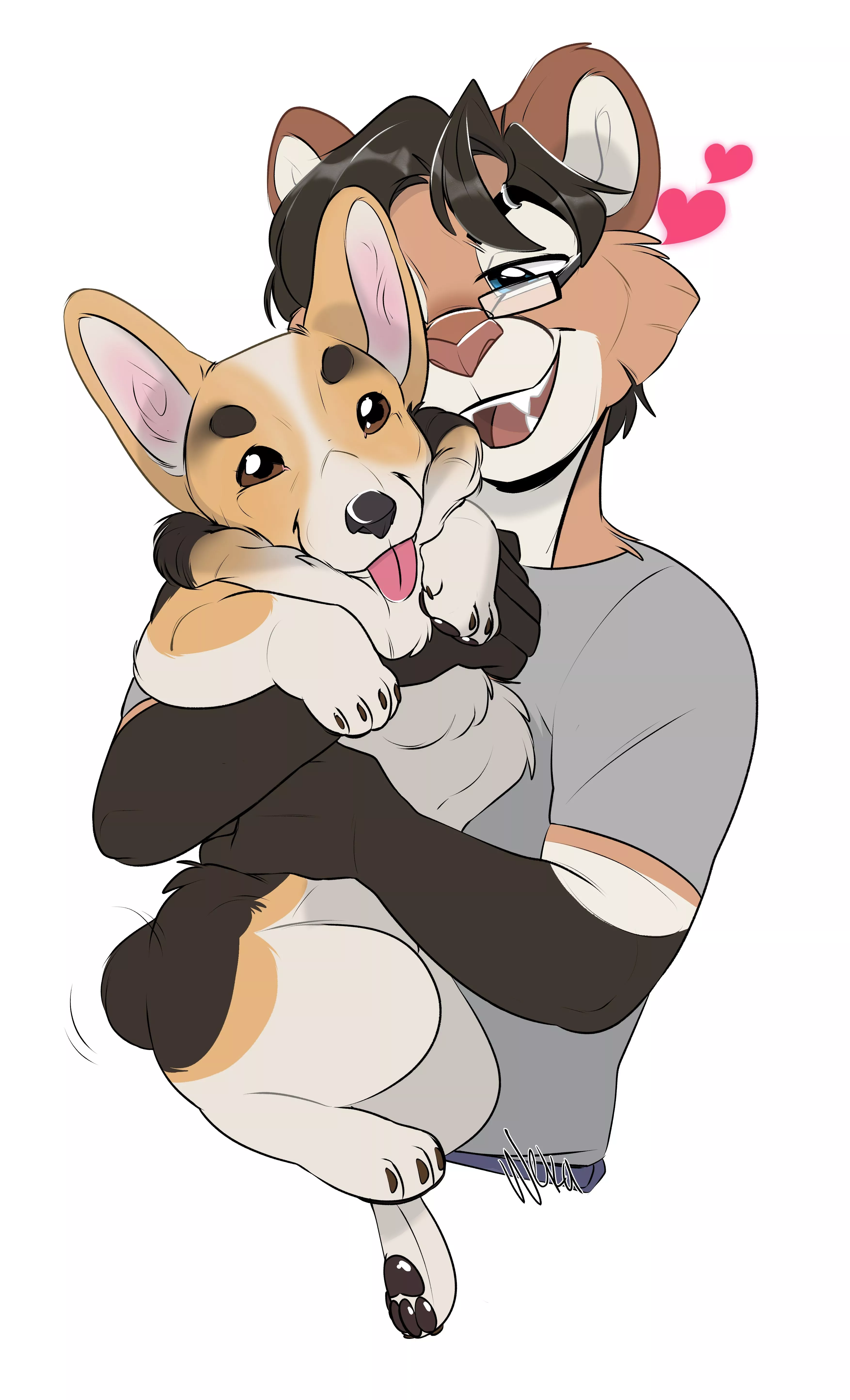 Corgis my beloved ❤️ (@DrawsWeka)