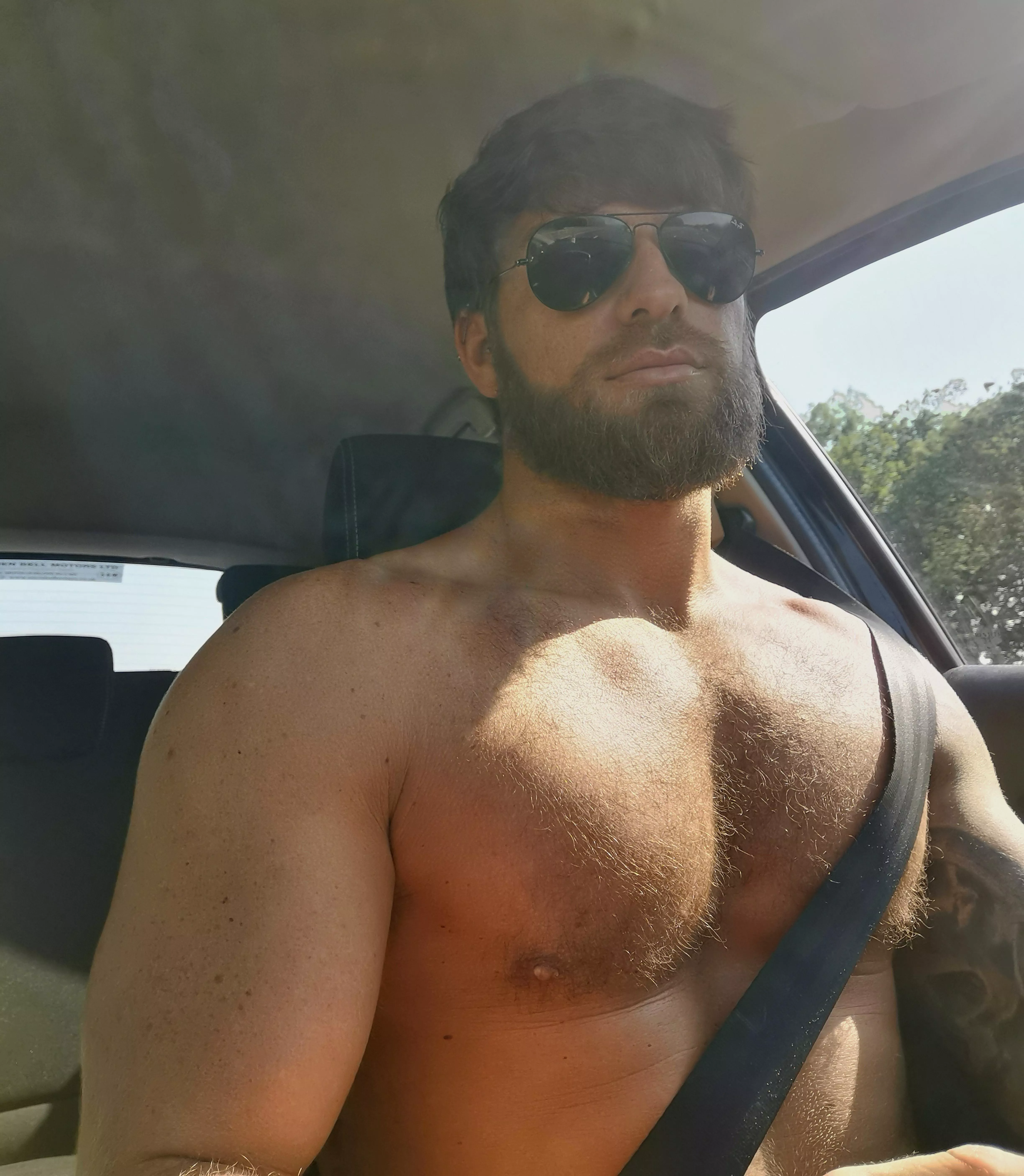Driving naked in summer is the one