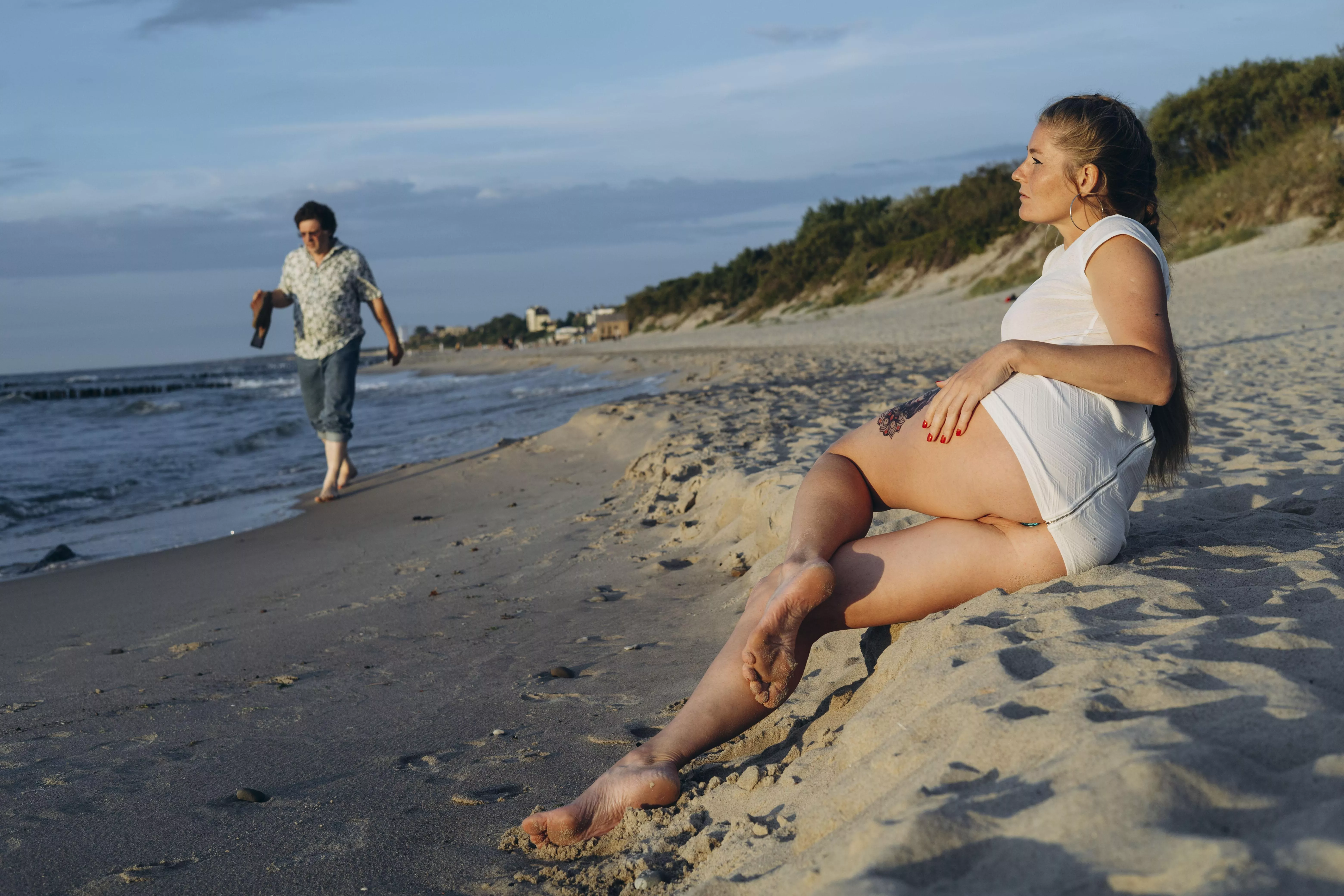 Erotic pussy sticking out