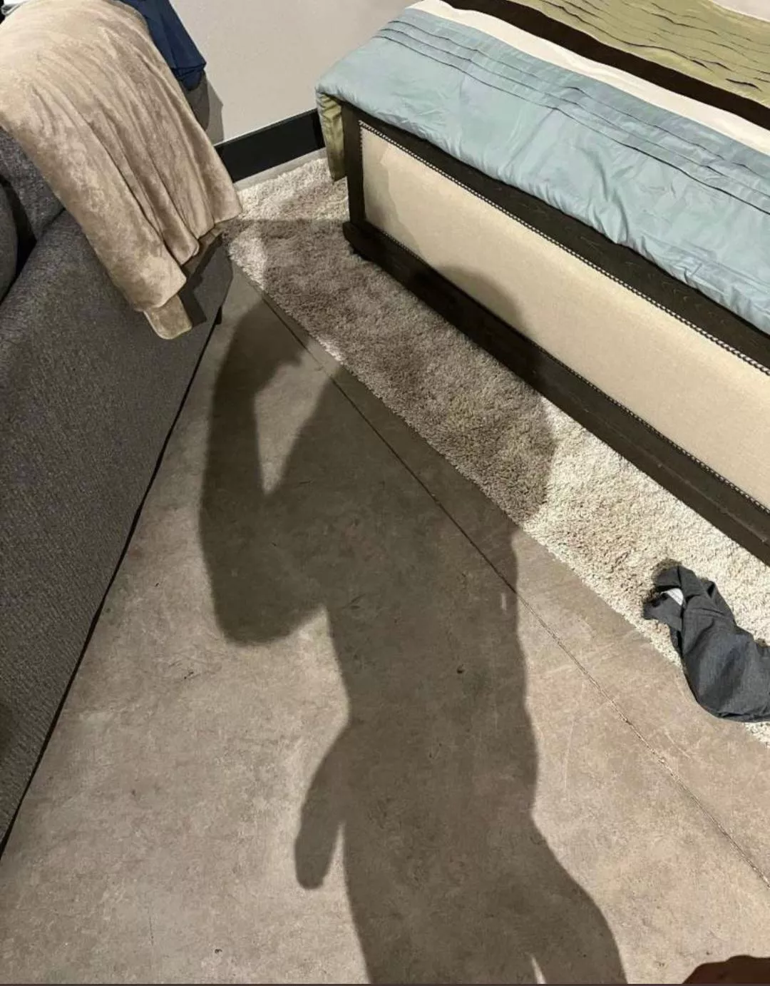 He's a little shy but he still wanted to say hi