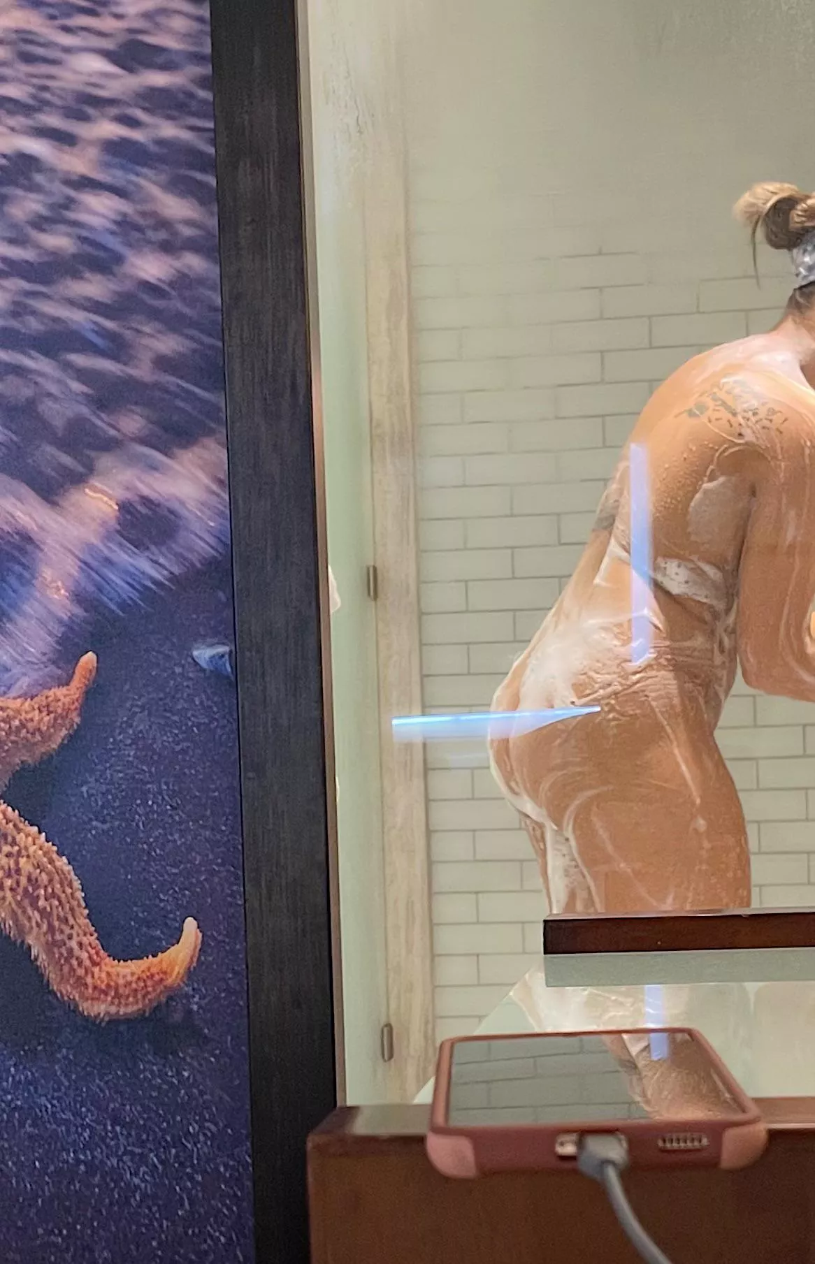 Husband is a creeper. But my booty is thick!