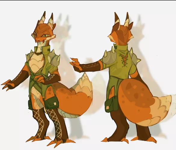 kobold half fox (art by me)