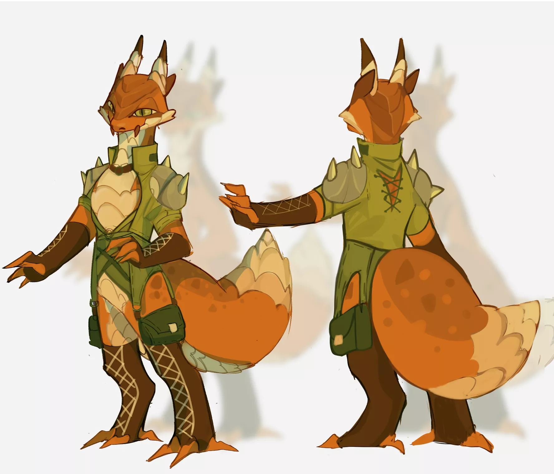 kobold half fox (art by me)