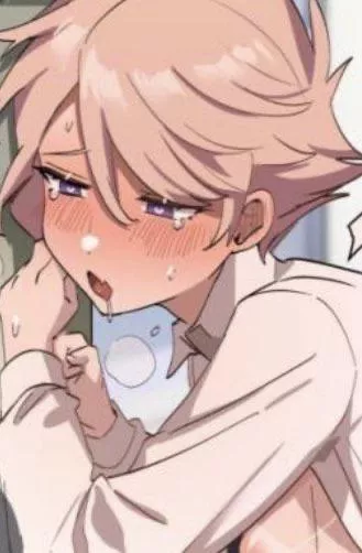 LF Color Source: 1boy, against wall, blonde hair, blush, breath, close-up, collared shirt, drooling, face, from side, hair between eyes, half-closed eyes, implied sex from behind, light brown hair, open mouth, open shirt, otoko no ko/femboy, short hair,  LF Color Source: 1boy, against wall, blonde hair, blush, breath, close-up, collared shirt, drooling, face, from side, hair between eyes, half-closed eyes, implied sex from behind, light brown hair, open mouth, open shirt, otoko no ko/femboy, short hair,