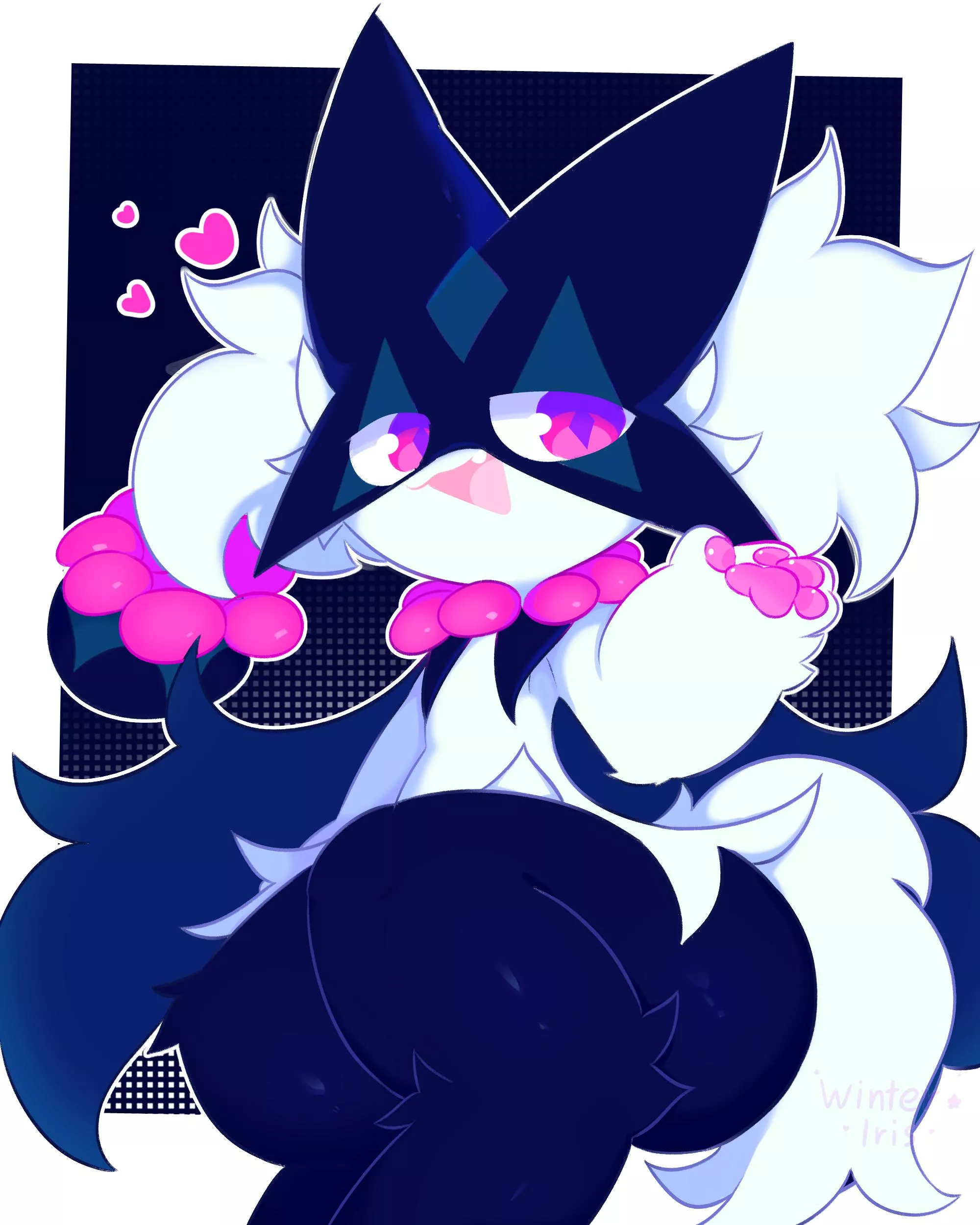 Meowscarada! (Art by me @Winteriris4 on twitter/X)