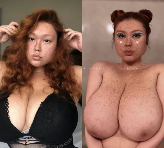 [OC] natural vs makeup, which is better?