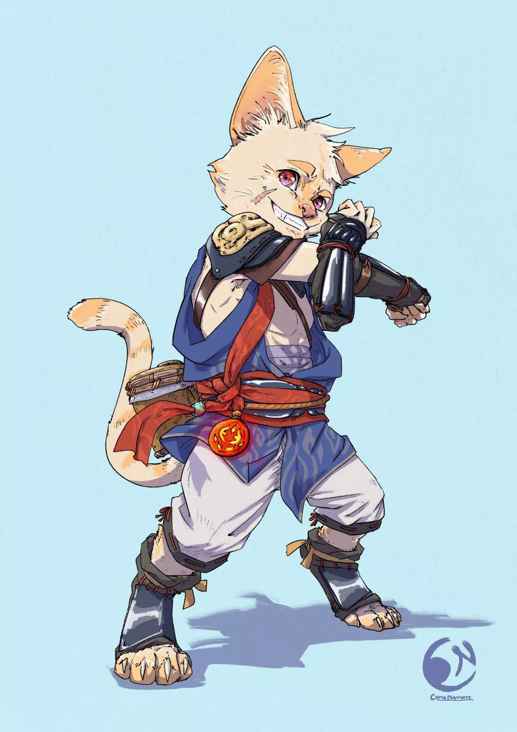 [OC][Art by me] Cream, the Rune Knight