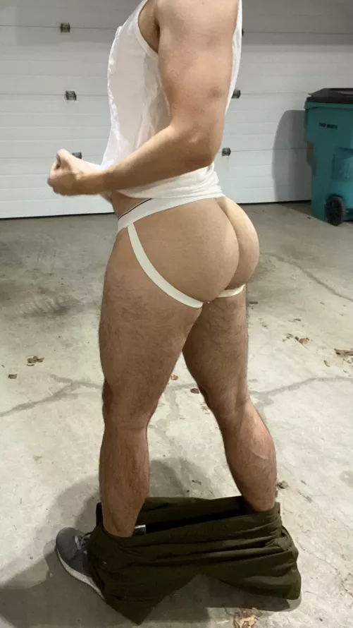 ready to work in the yard