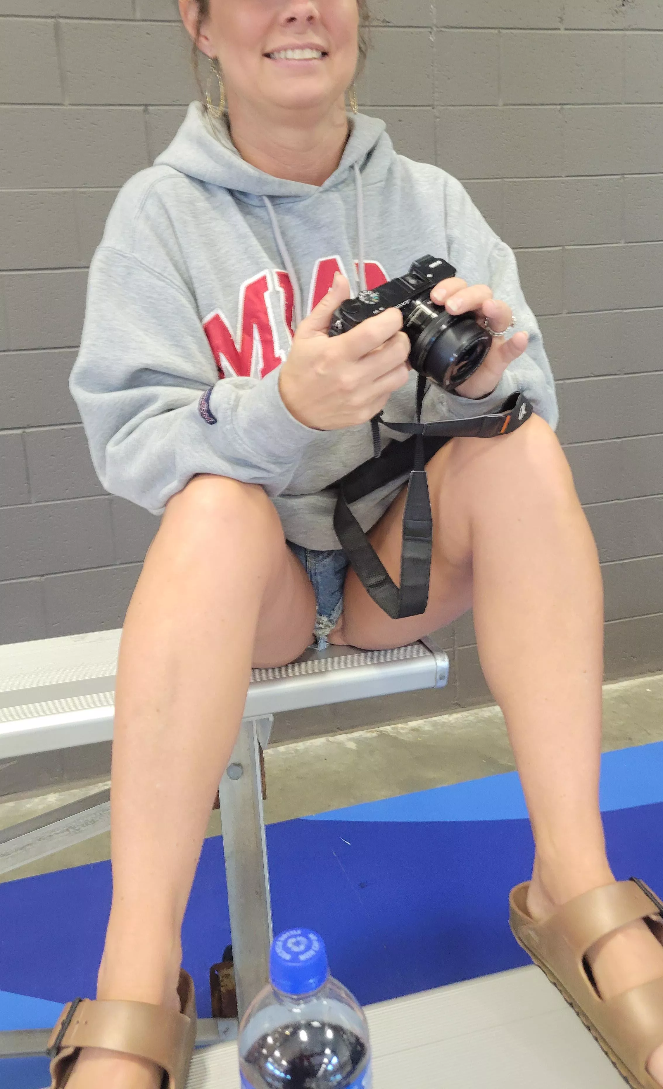 She loves the attention these shorts bring her