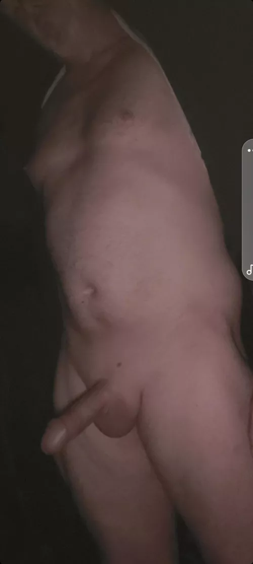 Showing my boner in the park