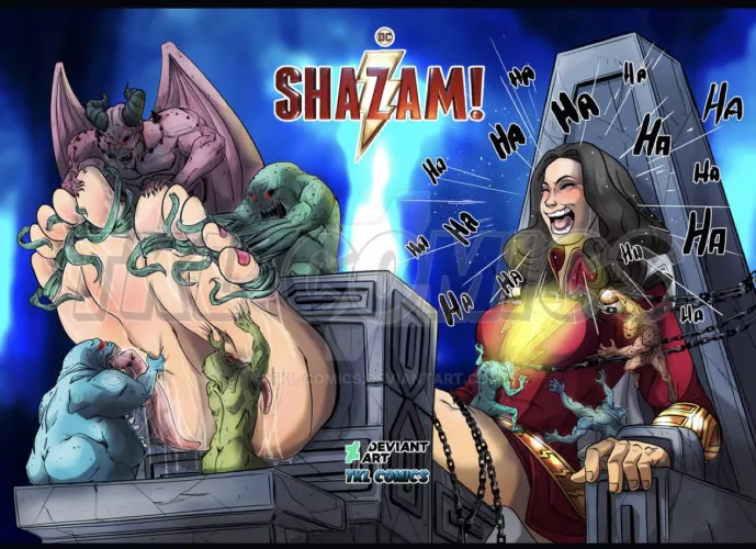 Tkl comics Shazam vs the deadly sins