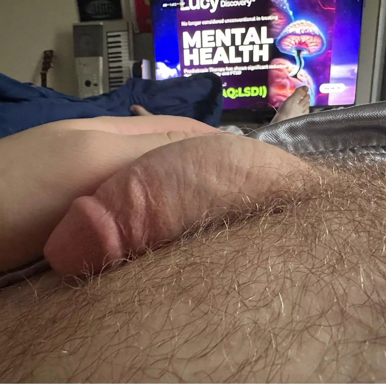 Who likes my veiny soft cock?