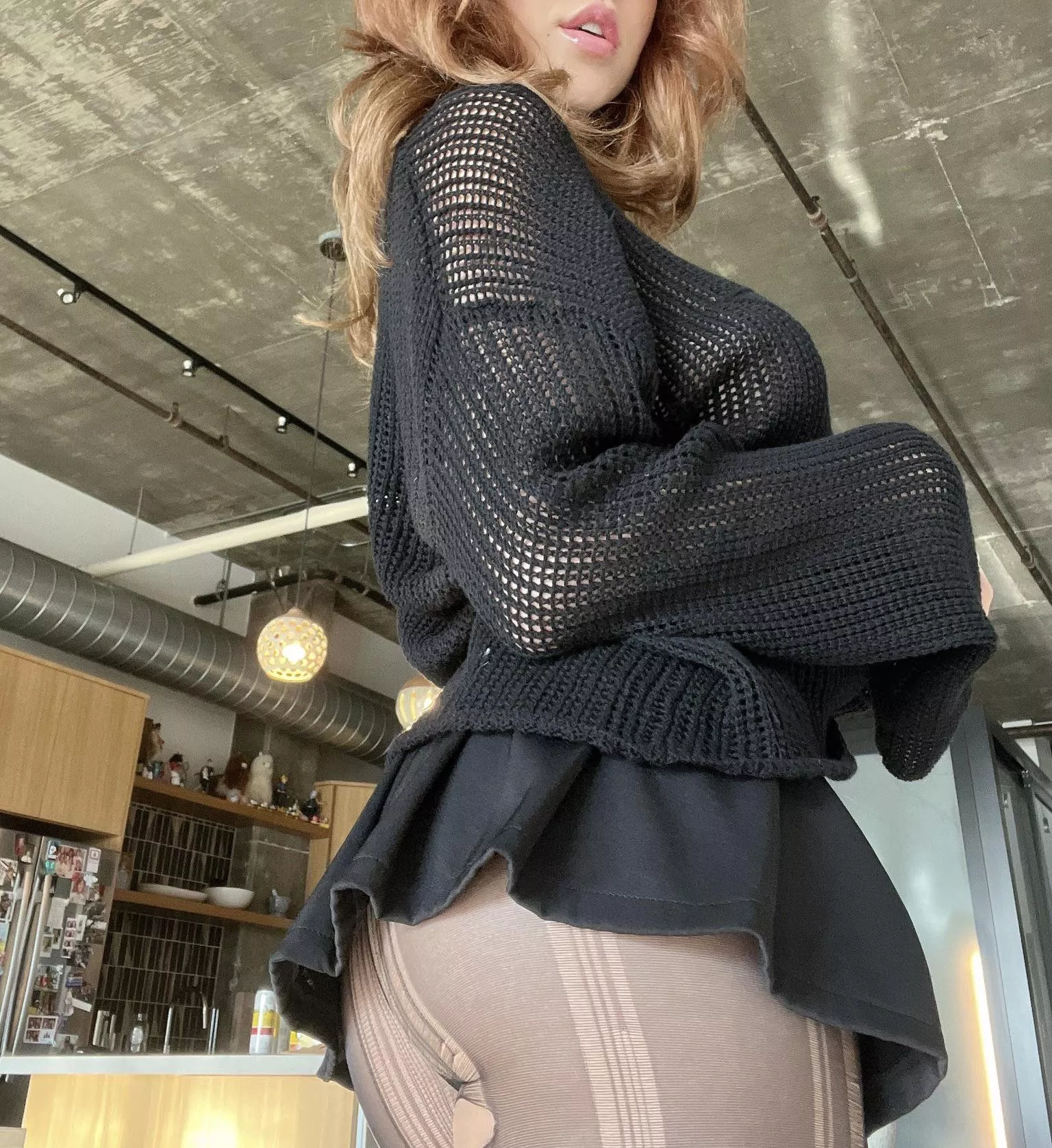 Would you mind if i told you to fuck me from behind with my strap on while you stay locked? I want to feel your balls and your locked cock slam against my pussy while you fuck me with my strap on.